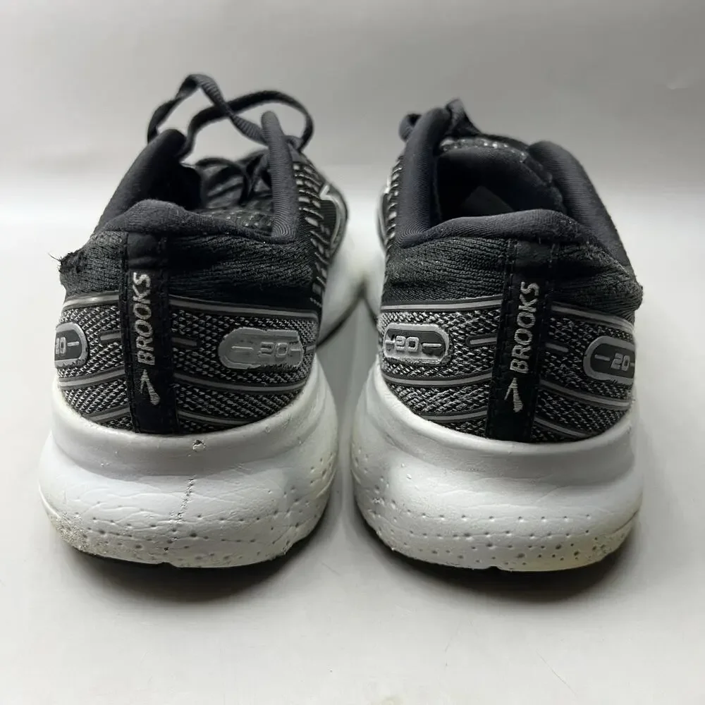 Brooks Glycerin 20 Running Shoes Women Size 9.5 D Black Mesh Comfort Sneakers